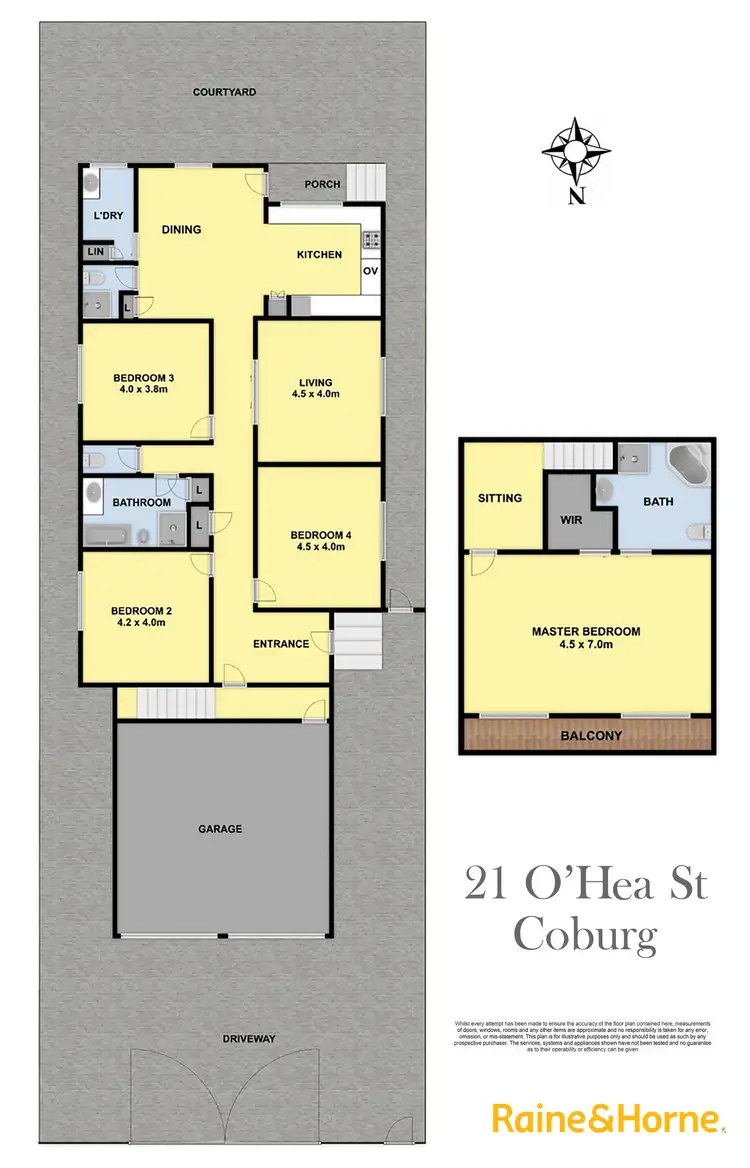 Floorplan of Homely house listing, 21 O'Hea Street, Coburg VIC 3058