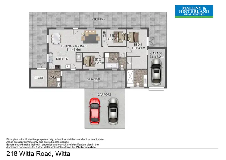 Floorplan of Homely rural property listing, 218 Witta Road, Witta QLD 4552
