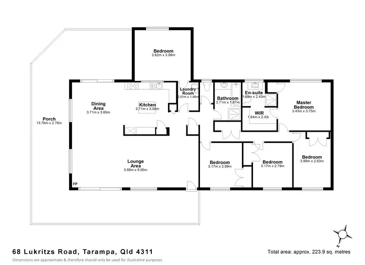 Floorplan of Homely house listing, 68 Lukritzs Road, Tarampa QLD 4311