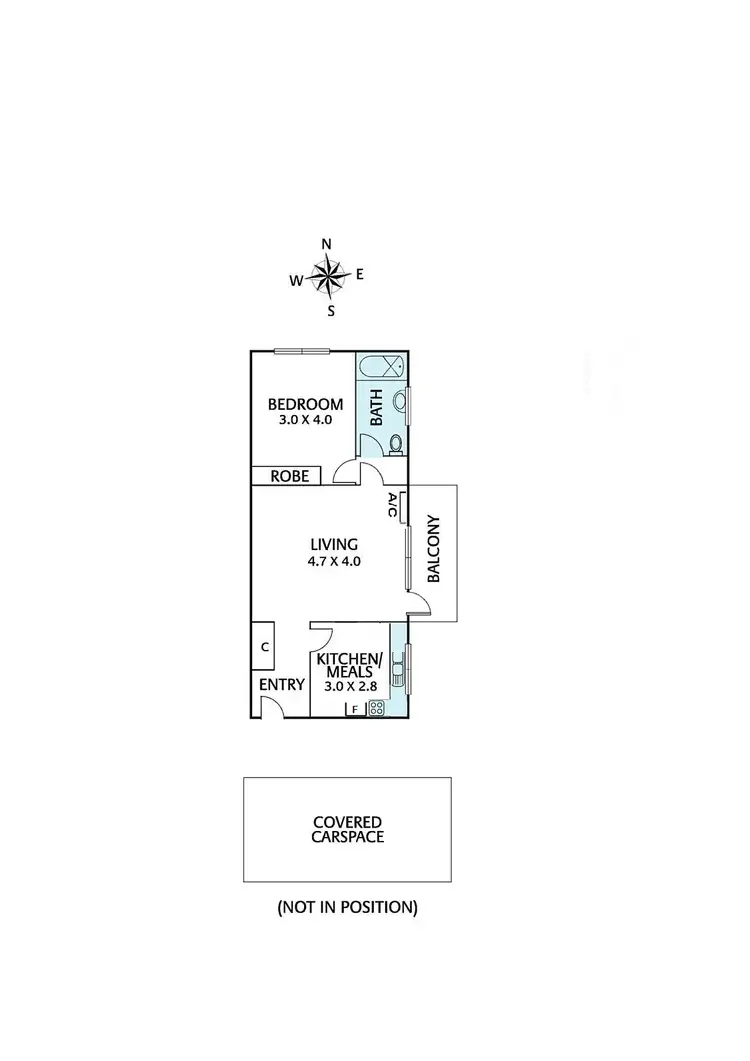 Floorplan of Homely apartment listing, 8/54 Liddiard Street, Hawthorn VIC 3122