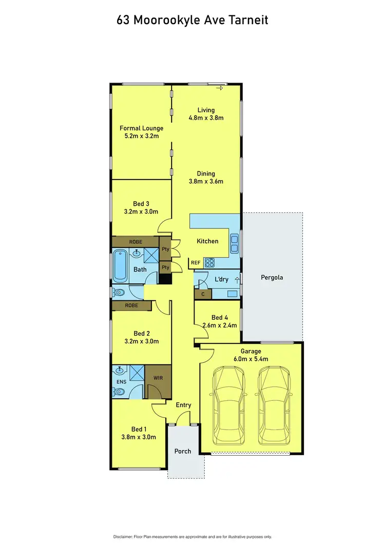 Floorplan of Homely house listing, 63 Moorookyle Avenue, Tarneit VIC 3029