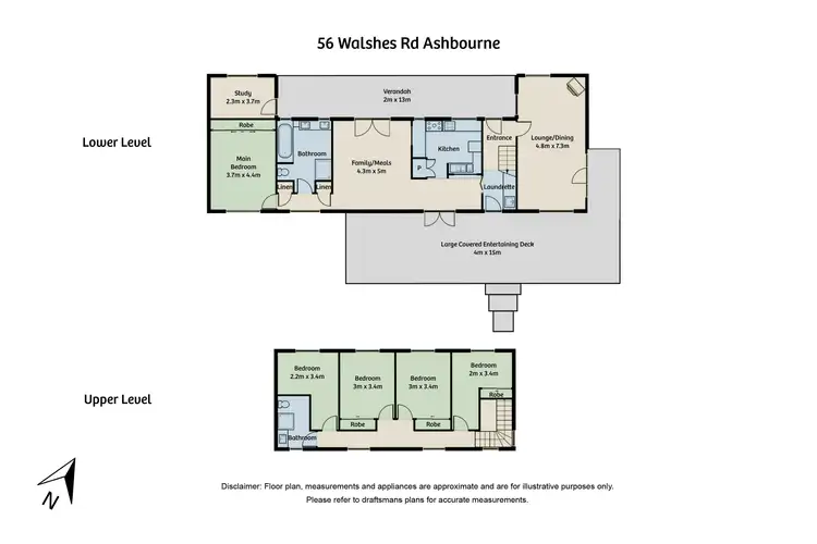 Floorplan of Homely house listing, 56 Walshes Road, Woodend VIC 3442