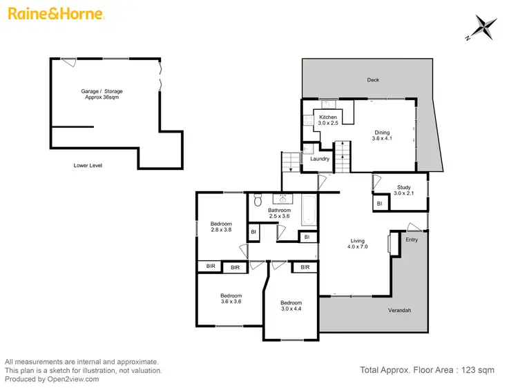 Floorplan of Homely house listing, 25A Ridge Road, Dodges Ferry TAS 7173