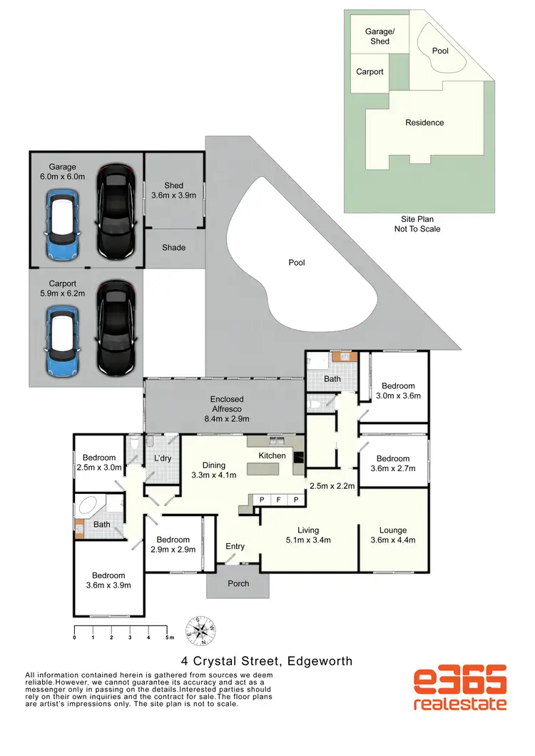 Floorplan of Homely house listing, 4 Crystal Street, Edgeworth NSW 2285