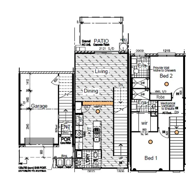Floorplan of Homely townhouse listing, 36/1 Goodrich Road West, Murrumba Downs QLD 4503