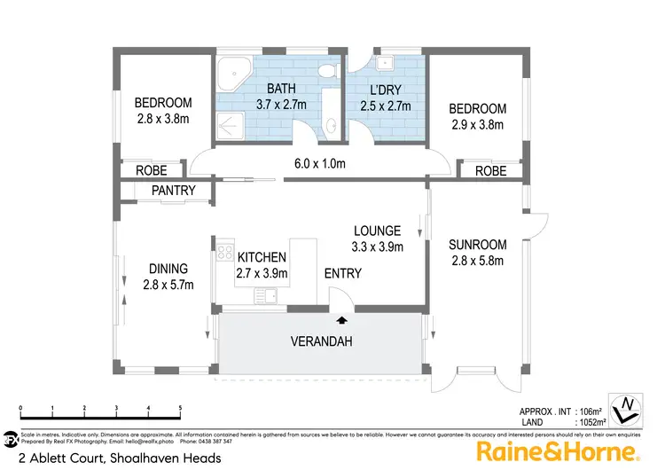 Floorplan of Homely house listing, 2 Ablett Court, Shoalhaven Heads NSW 2535
