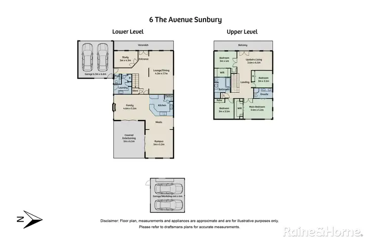 Floorplan of Homely house listing, 6 The Avenue, Sunbury VIC 3429