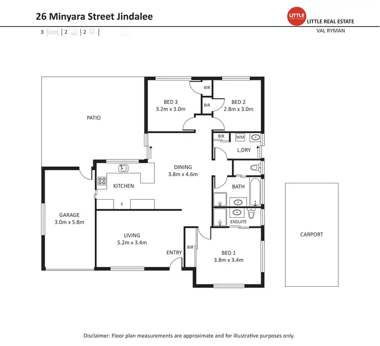 Floorplan of Homely house listing, 26 Minyara Street, Jindalee QLD 4074