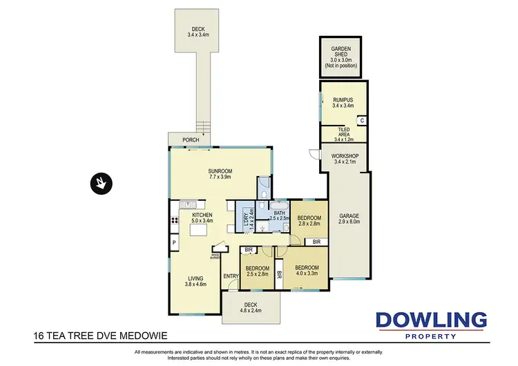 Floorplan of Homely house listing, 16 Tea Tree Drive, Medowie NSW 2318