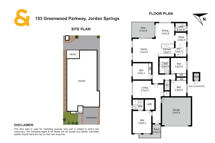 Floorplan of Homely house listing, 153 Greenwood Parkway, Jordan Springs NSW 2747