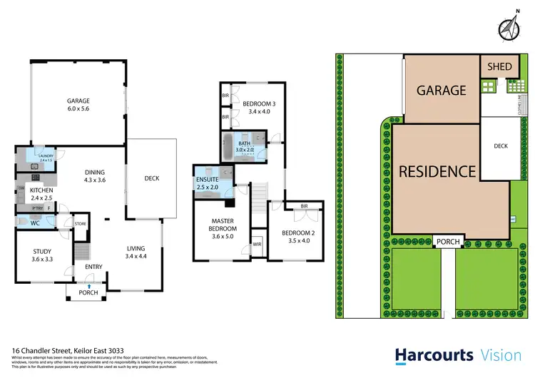 Floorplan of Homely house listing, 16 Chandler Street, Keilor East VIC 3033