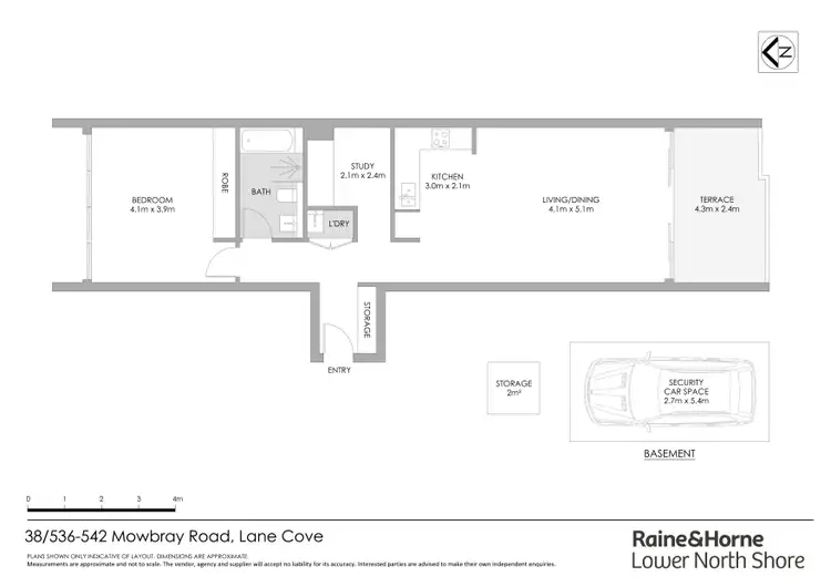 Floorplan of Homely apartment listing, 38/536-542 Mowbray Road, Lane Cove NSW 2066