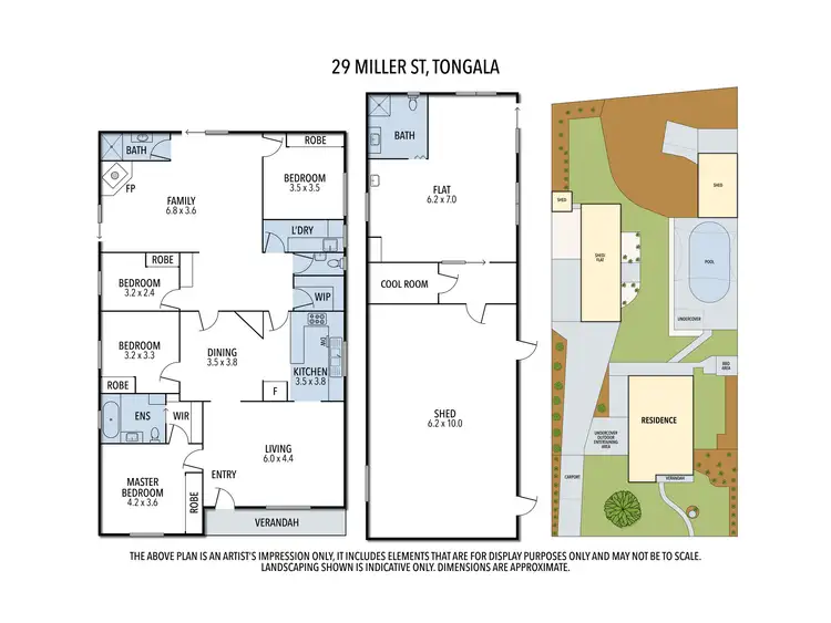 Floorplan of Homely house listing, 29 Miller Street, Tongala VIC 3621