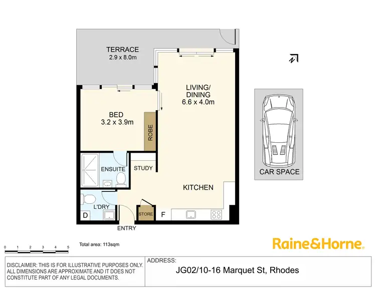 Floorplan of Homely apartment listing, JG02/10-16 Marquet Street, Rhodes NSW 2138