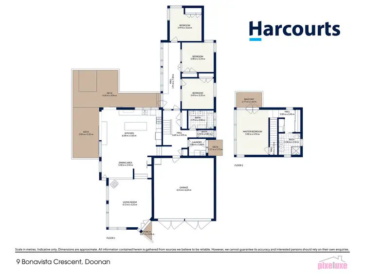 Floorplan of Homely house listing, 9 Bonavista Crescent, Doonan QLD 4562