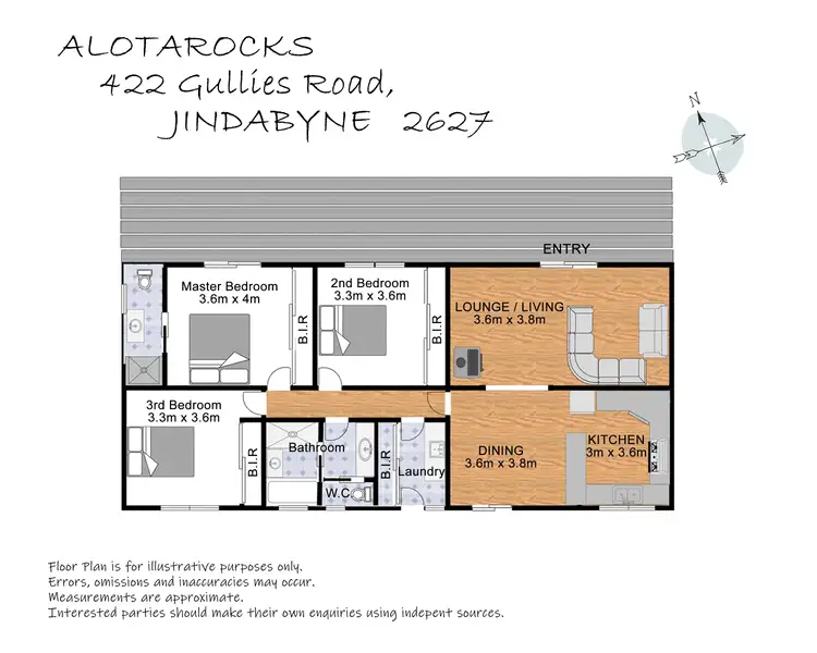 Floorplan of Homely house listing, 422 Gullies Road, Jindabyne NSW 2627