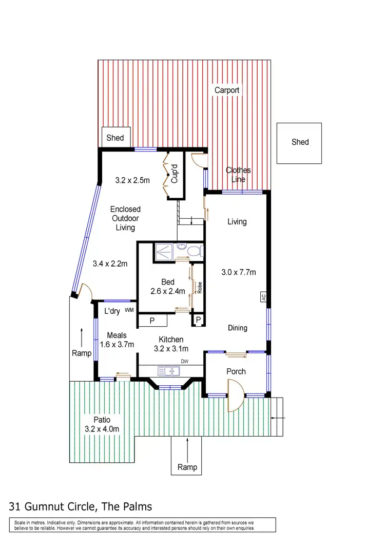Floorplan of Homely retirement listing, Site 31/61 Supple Road, Waterloo Corner SA 5110