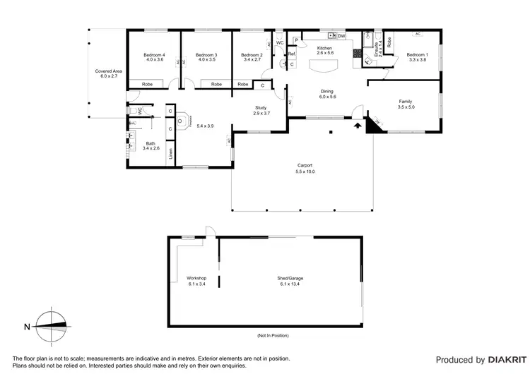 Floorplan of Homely house listing, 52 James Street, Hastings VIC 3915