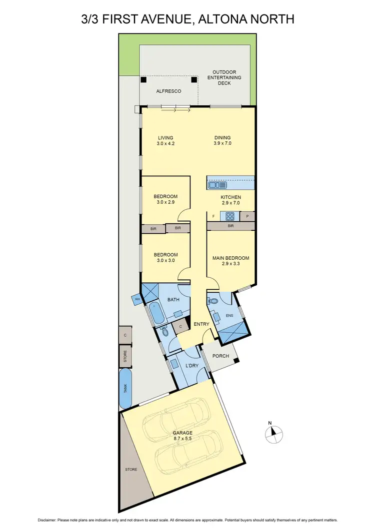 Floorplan of Homely house listing, 3/3 First Avenue, Altona North VIC 3025