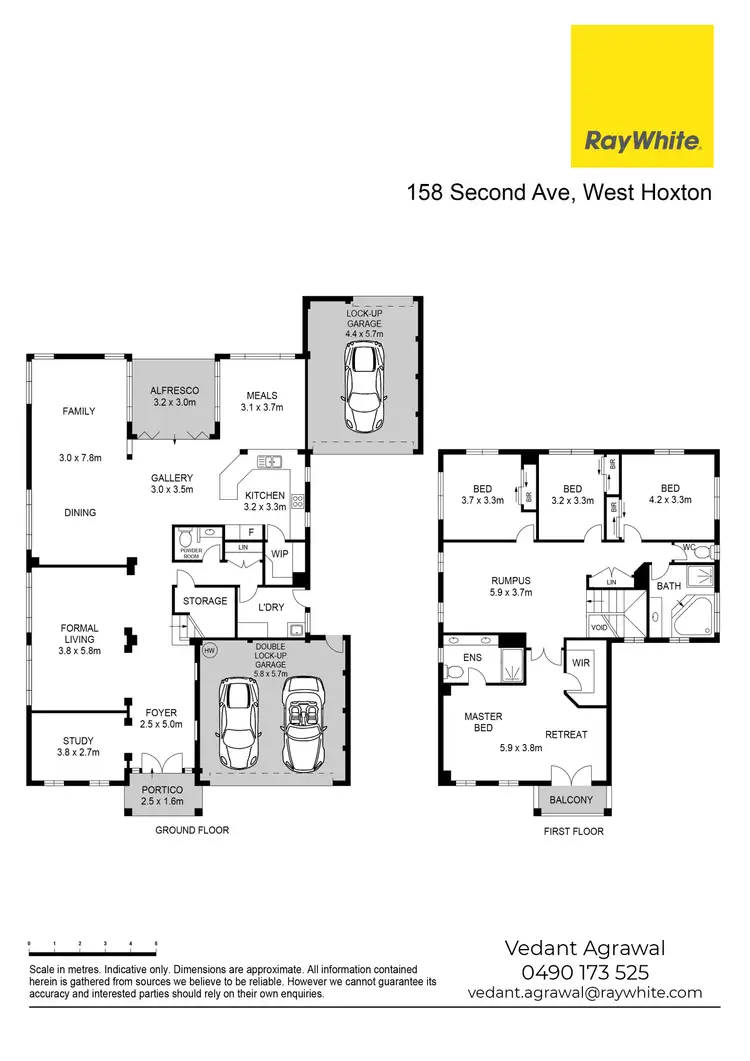 Floorplan of Homely house listing, 158 Second Avenue, West Hoxton NSW 2171