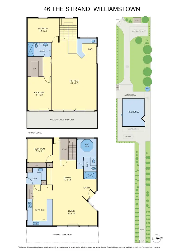 Floorplan of Homely house listing, 46 The Strand, Williamstown VIC 3016