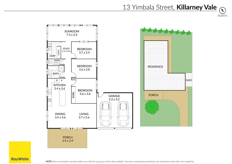 Floorplan of Homely house listing, 13 Yimbala Street, Killarney Vale NSW 2261