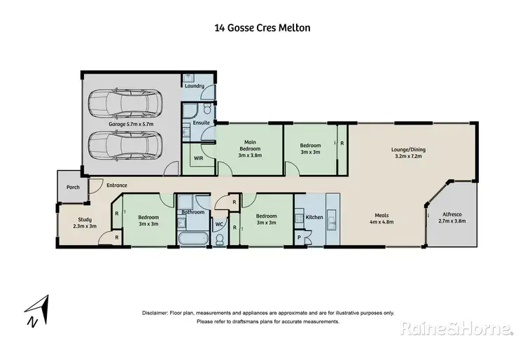 Floorplan of Homely house listing, 28/2 Gosse Crescent, Brookfield VIC 3338