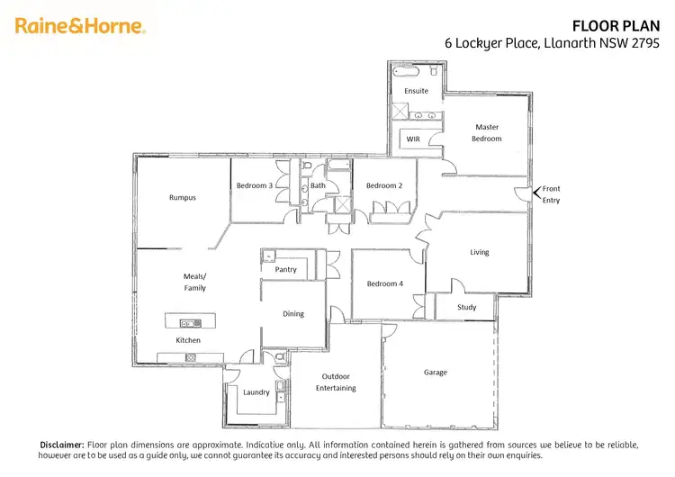 Floorplan of Homely house listing, 6 Lockyer Place, Llanarth NSW 2795