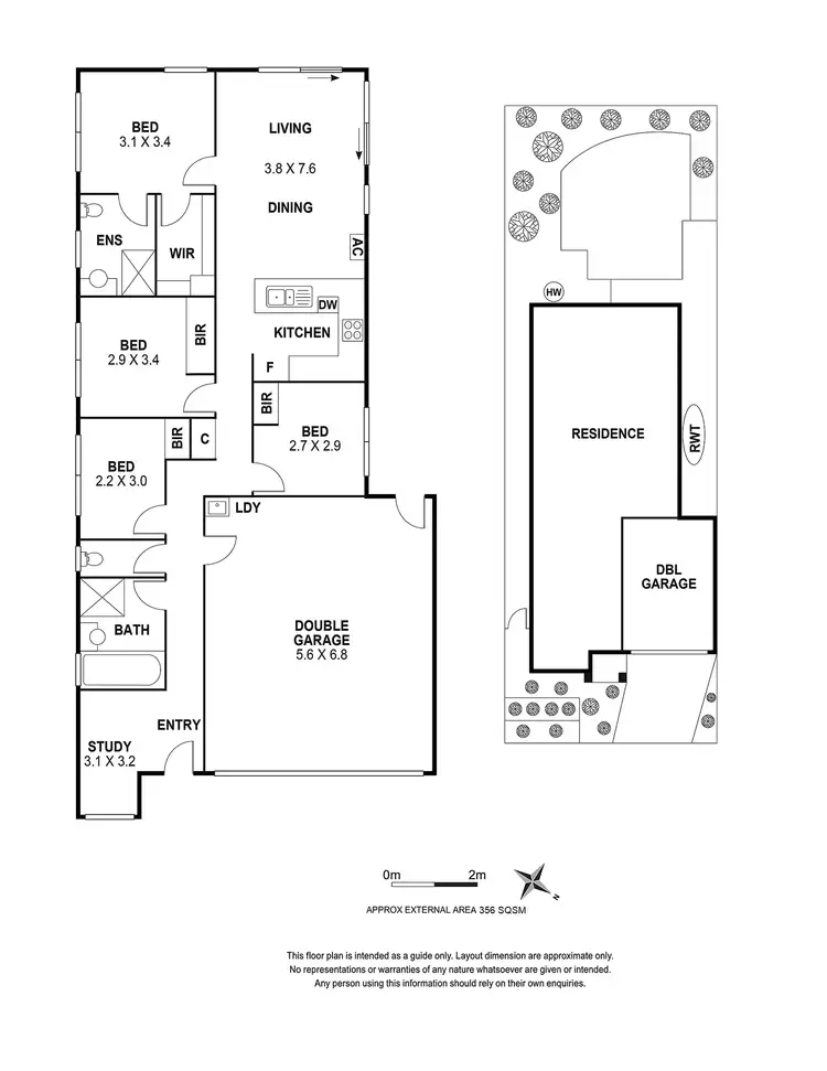 Floorplan of Homely house listing, 21 Siena Drive, Mernda VIC 3754