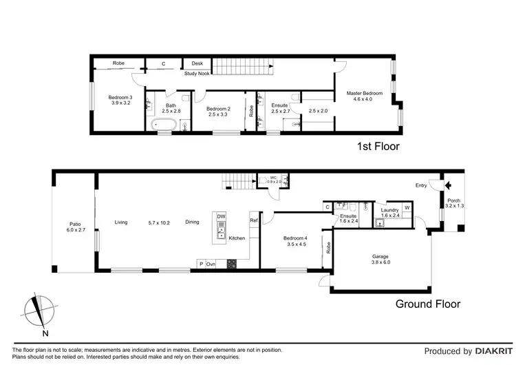 Floorplan of Homely townhouse listing, 18a Dumas Avenue, Avondale Heights VIC 3034