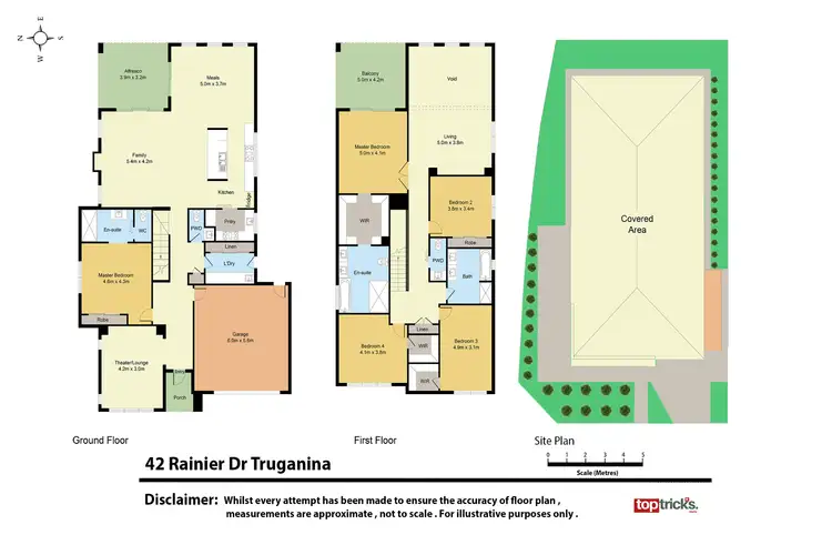 Floorplan of Homely house listing, 42 Rainier Drive, Truganina VIC 3029