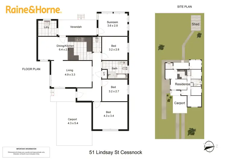 Floorplan of Homely house listing, 51 Lindsay Street, Cessnock NSW 2325