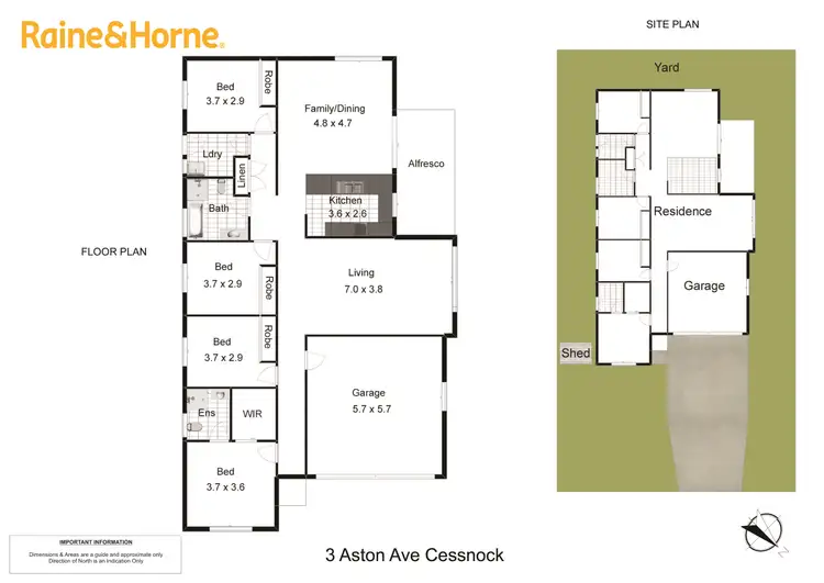 Floorplan of Homely house listing, 3 Aston Avenue, Cessnock NSW 2325
