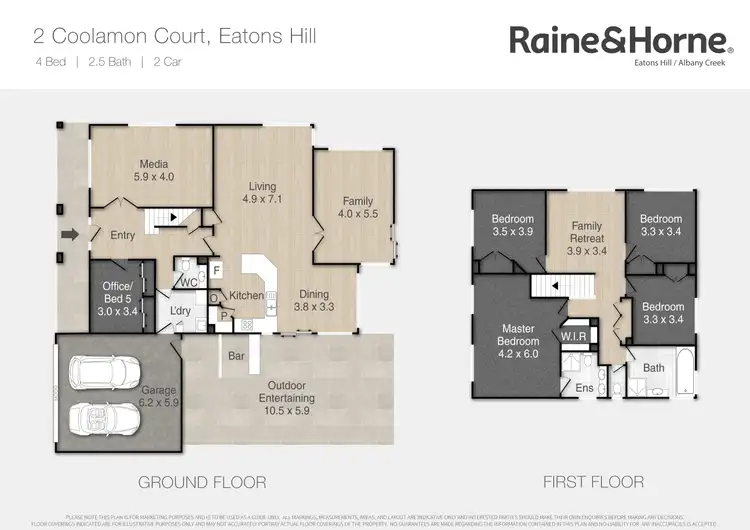 Floorplan of Homely house listing, 2 Coolamon Court, Eatons Hill QLD 4037