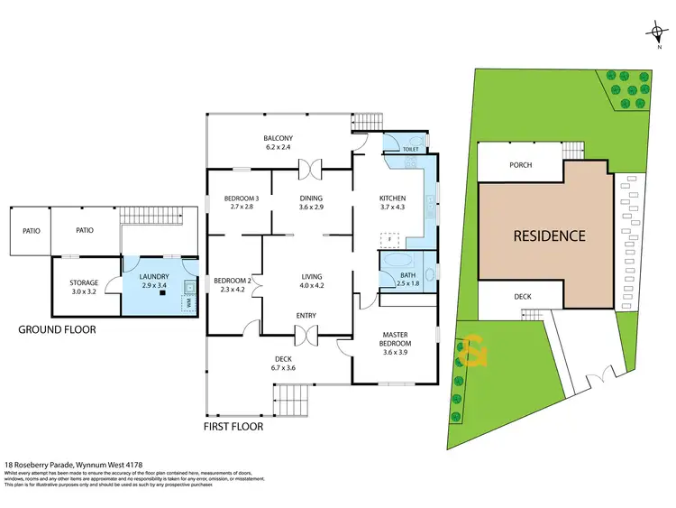Floorplan of Homely house listing, 18 Roseberry Parade, Wynnum West QLD 4178