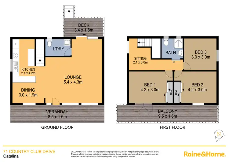 Floorplan of Homely house listing, 71 Country Club Drive, Catalina NSW 2536
