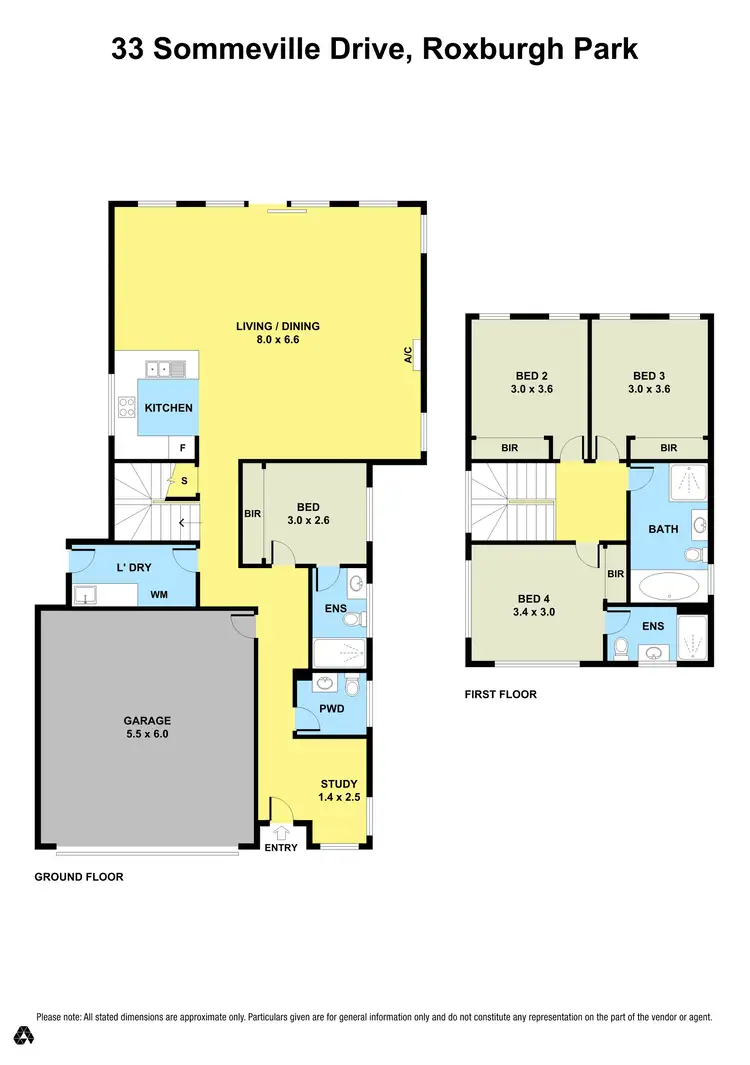 Floorplan of Homely house listing, 33 Sommeville Drive, Roxburgh Park VIC 3064
