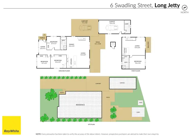 Floorplan of Homely house listing, 6 Swadling Street, Long Jetty NSW 2261