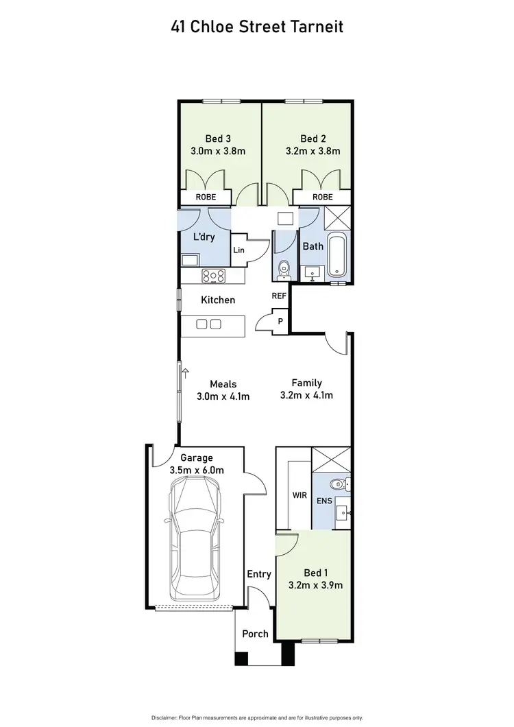 Floorplan of Homely house listing, 41 Chloe Street, Tarneit VIC 3029