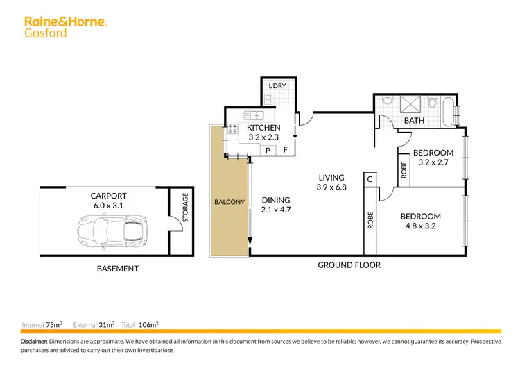 Floorplan of Homely apartment listing, 5/62 Beane Street, Gosford NSW 2250