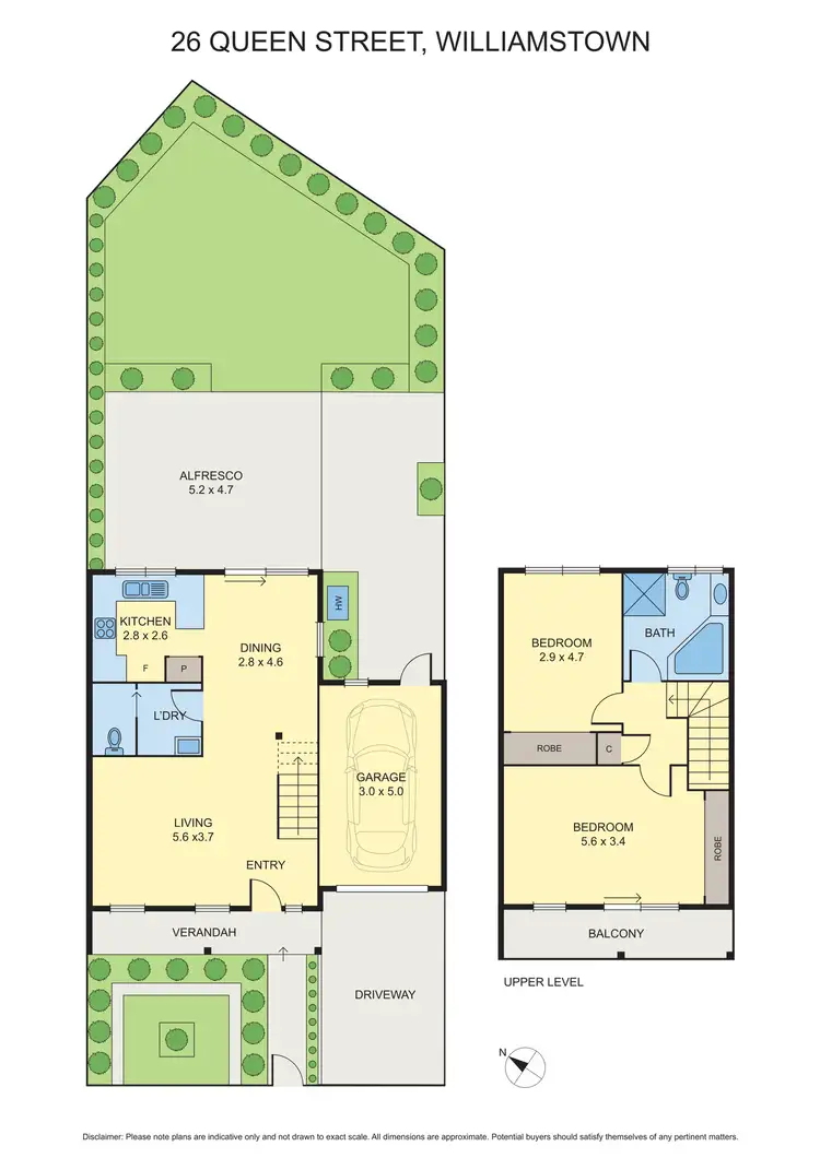 Floorplan of Homely house listing, 26 Queen Street, Williamstown VIC 3016