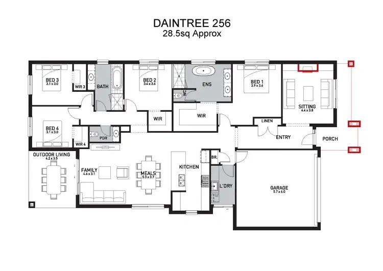 Floorplan of Homely house listing, 19 Hero Street, Diggers Rest VIC 3427