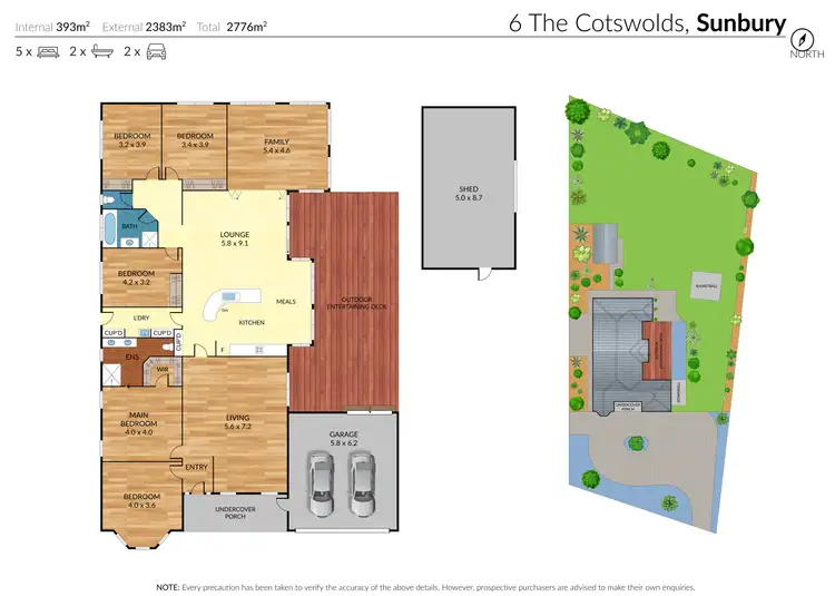 Floorplan of Homely house listing, 6 The Cotswolds, Sunbury VIC 3429
