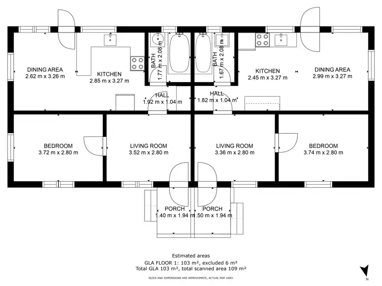 Floorplan of Homely house listing, 100 Reynolds Street, West Busselton WA 6280