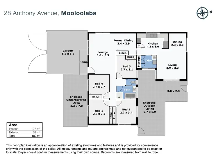 Floorplan of Homely house listing, 28 Anthony Avenue, Mooloolaba QLD 4557