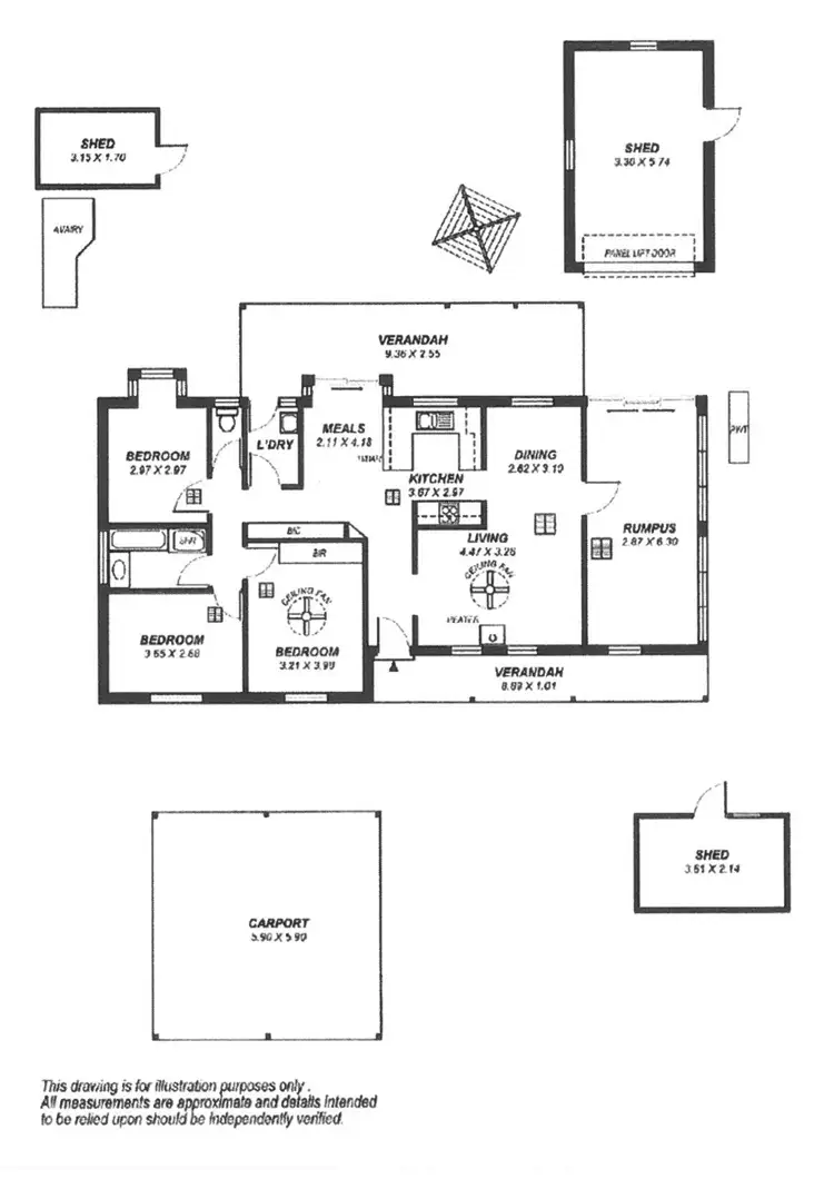Floorplan of Homely house listing, 4 Adelaide Road, Tungkillo SA 5236