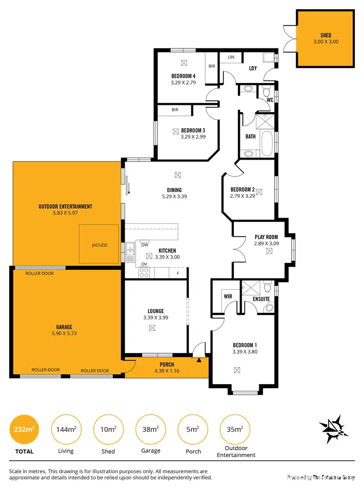 Floorplan of Homely house listing, 1 Strathaird Court, Smithfield SA 5114