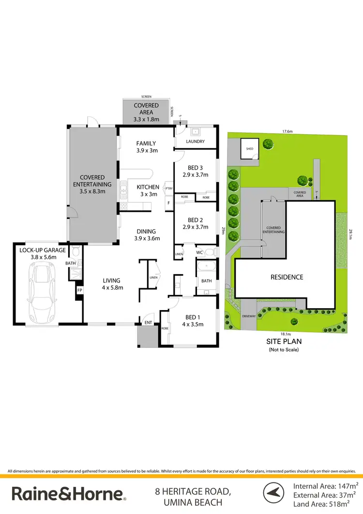 Floorplan of Homely house listing, 8 Heritage Close, Umina Beach NSW 2257