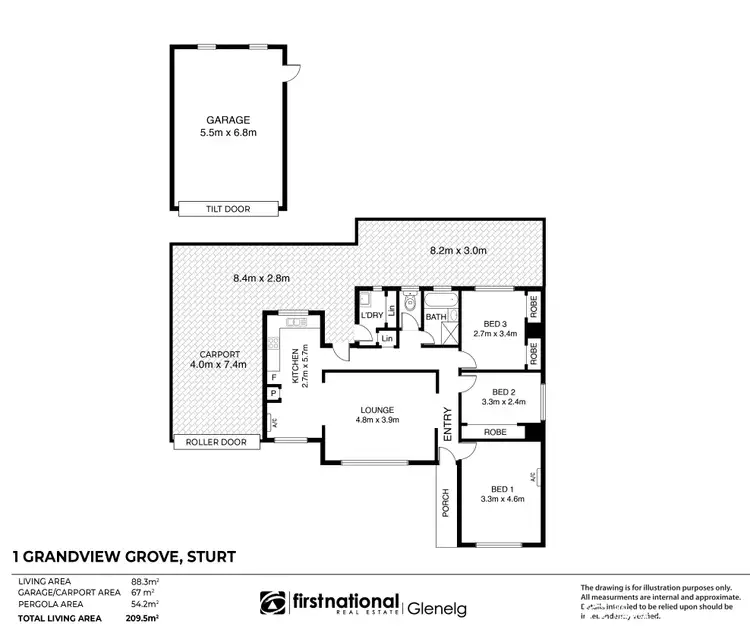 Floorplan of Homely house listing, 1 Grandview Grove, Sturt SA 5047