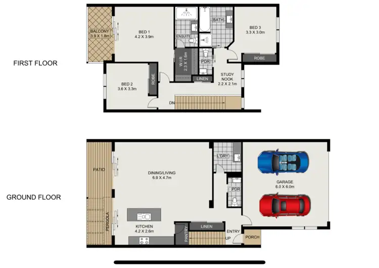 Floorplan of Homely townhouse listing, 7/15 Rand Place, Bridgeman Downs QLD 4035